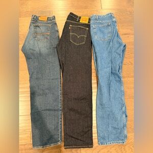 Classic Denim Straight Jeans for Men